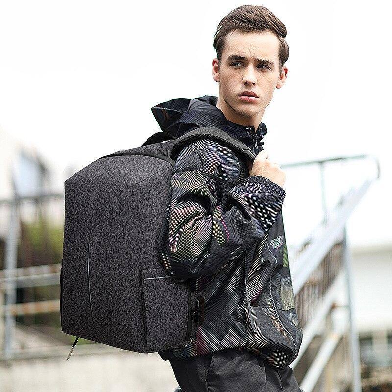 Urban anti-theft cut-proof backpack, grey - XD Design