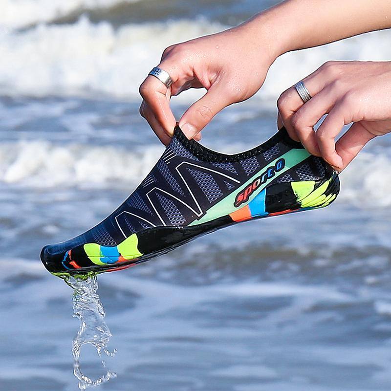 #1 Flexible Quick-Drying Breathable Swimming Aqua Shoes/Sneakers For B ...