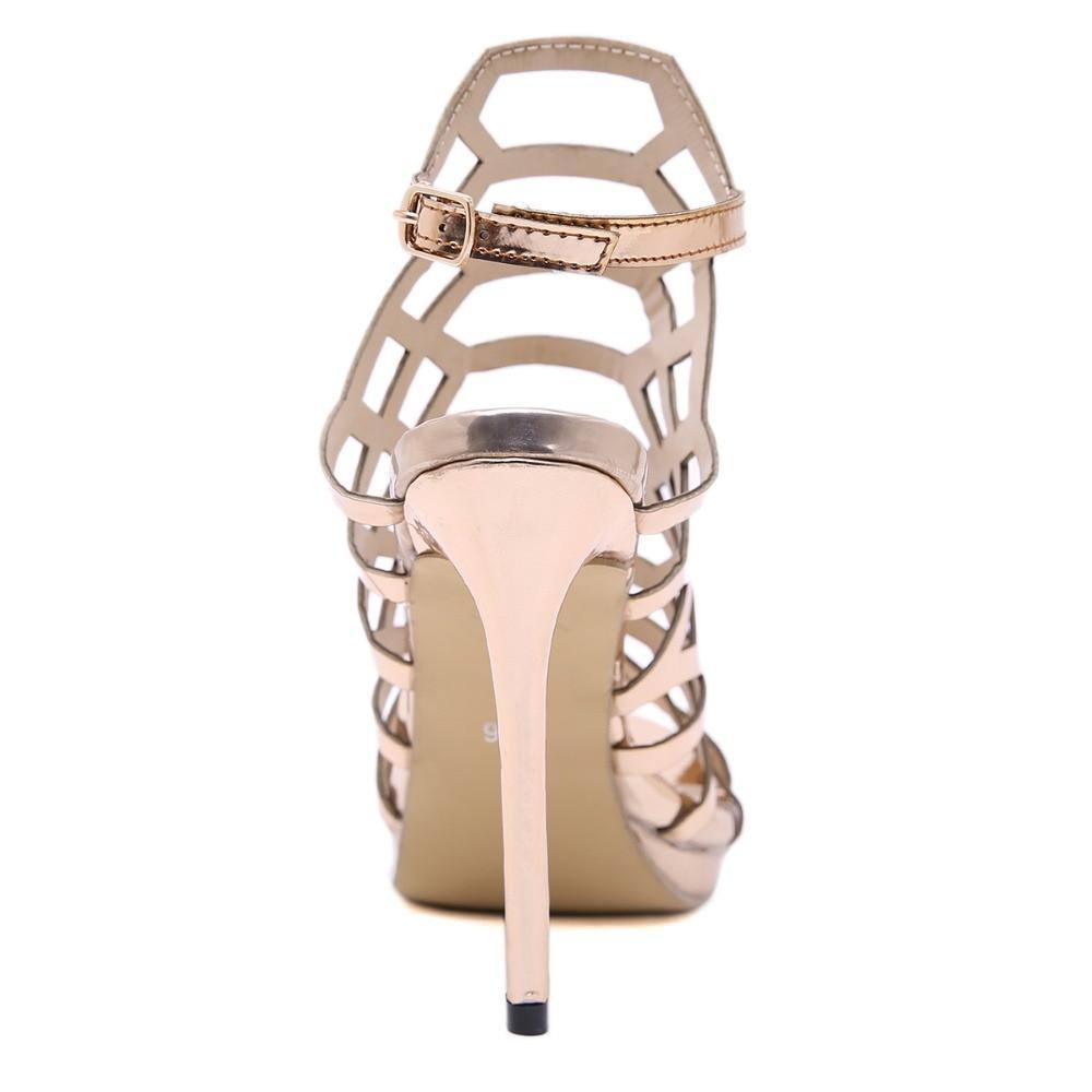 Rose gold sale gladiator stilettos