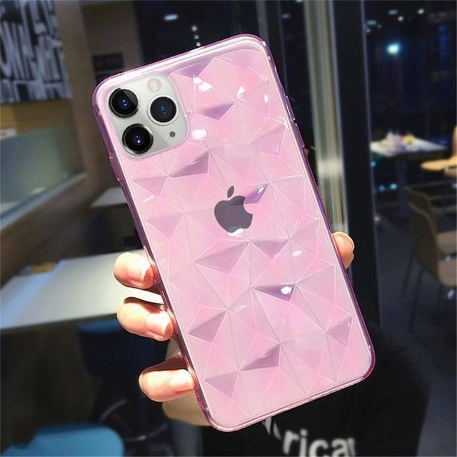 Luxury Square Clear TPU Case For iPhone 11 Pro Max Soft Silicone Bling Phone  Cover For iPhone X XS Max XR For iPhone 6 7 8 Plus - Price history & Review